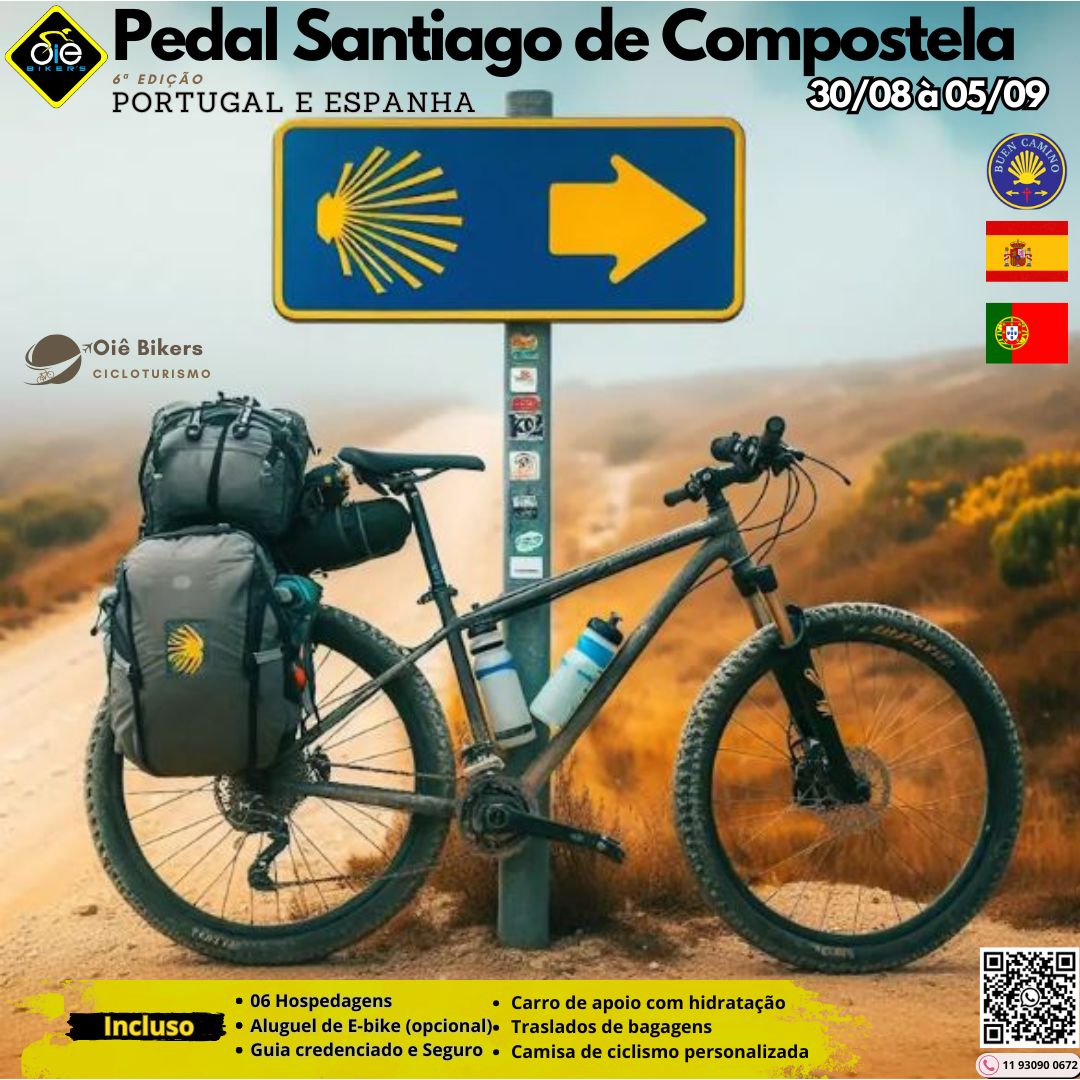 CAMINHO DE SANTIAGO DE COMPOSTELA - 30 de agosto a 05 de setembro de 2026