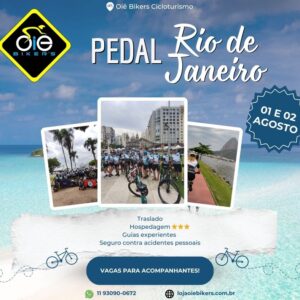 PEDAL RIO DE JANEIRO - 01 e 02 de agosto / 2026