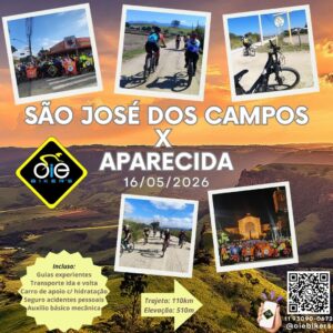 PEDAL SÃO JOSÉ DOS CAMPOS À APARECIDA - 16/05/2026