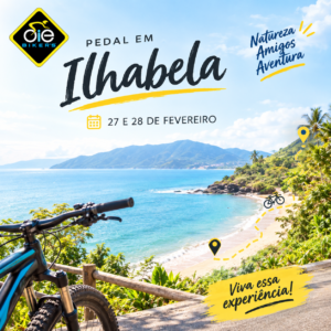 PEDAL SÃO SEBASTIÃO À ILHABELA - 27 e 28/02/2027
